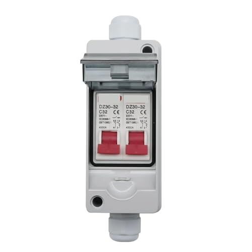 Caja combinadora disyuntor DZ30-32 DPN 1P+N MCB 32A interruptor de aire mini carril DIN 2