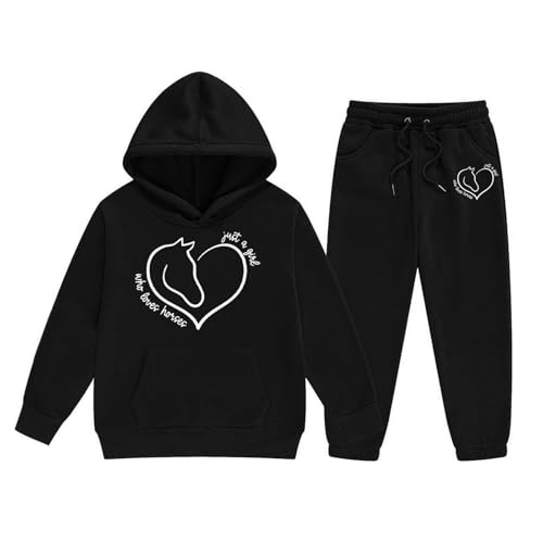 Ensemble tout-petits deux pièces imprimé lettres sweat à capuche et pantalon