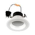 Goodlite 3" LED Round Retrofit Downlight, Fits 3", 3.5" or 3.7" Cans, GU10 Adapter, 9W, 700 Lumens, 65W Eqv, CRI 90, Dimmable, 2700K-3000K-3500K-4100K-5000K Selectable, UL & Wet Rated, 1ct. (G-48330)