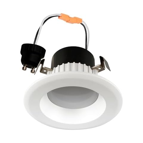 Goodlite G-48330 3" LED Round Retrofit Downlight, for 3, 3.5 or 3.7" Cans, 9W, 700 Lumens, 65W Eqv, CRI 90, Dimmable, GU10 Adapter, 2700,3000,3500,4100,5000K Selectable, UL & Wet Location Cover