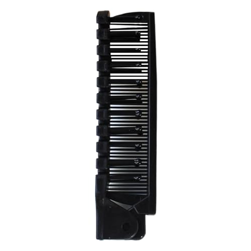 Peine de viaje plegable, cepillo para desenredar el cabello, herramienta de peinado compacta, peine plegable portátil de doble cara, cepillo antiestático para el cuidado del cabello, herramienta de