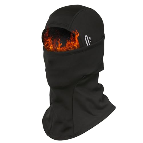 Perkanion Pasamontañas Invierno Térmico - Balaclava Sotocasco Cálido Antiviento para Esquí, Moto, Ciclismo, Snowboard, Senderismo Hombre y Mujer
