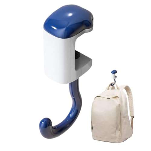 Gancho de mesa genérico para – Pinza ajustable Suministro de almacenamiento resistente, gancho para de mesa | Para oficina, escuela, casa, silla de mochila de mano, cartera, paraguas y