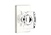 EMTEK Modern Rectangular Rosette Dummy, Pair with Matching Finish Windsor Crystal Knob - Choice of 7 Finishes - 5052WSUS14 - Polished Nickel (US14)