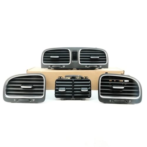 �_�b�V���{�[�h�G�A�A�E�g���b�g Compatible With �S���t 6 MK6 For GTI | 2009-2013 �ԃ_�b�V���{�[�h �G�A�R�� AC �x���g �A�E�g���b�g �p�l�� �O���� �A�Z���u�� 5K0819728 5K0819703 5K08