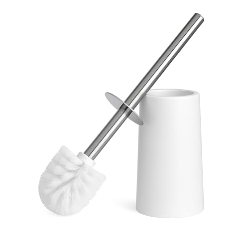 Toilet Brush | Premium Loo Brush And Set For Elegant Bathrooms | Durable And Hygienic Cleaning Solution. (1, White)