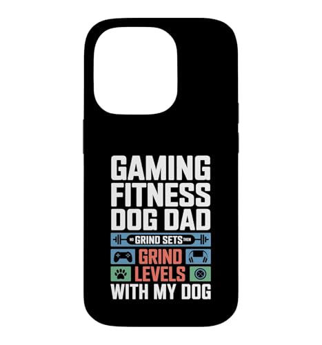 Gaming Fitness Dad Grind Set Then Level With My Dog �X�}�z�P�[�X iPhone 14 Pro �p