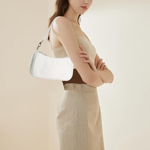 Image of Shoulder Bag for Women with 2 Removable Straps and Zipper Closure Crossbody Bags Clutch Tote HandBags Purses | with 2 Removable Straps