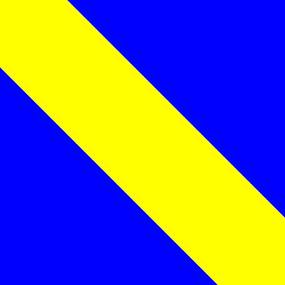 Drapeau Commune de Bournens grand format pour mât extérieur ou événement officiel vaudois