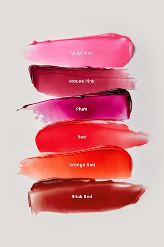 Image of JOAH Water Color Velvet Lip Tint 0.16oz, Lightweight Hydrating Lip Stain with Vitamin E & Cupuacu Butter - Long Lasting Transfer-Proof Matte Lip Color, Buildable Korean Beauty Lipstick (Brick Red)