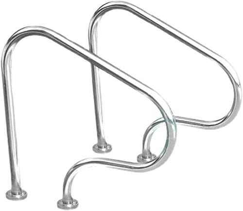 Baranda para piscina de acero inoxidable 31.5" x 31.5" miniatura 1
