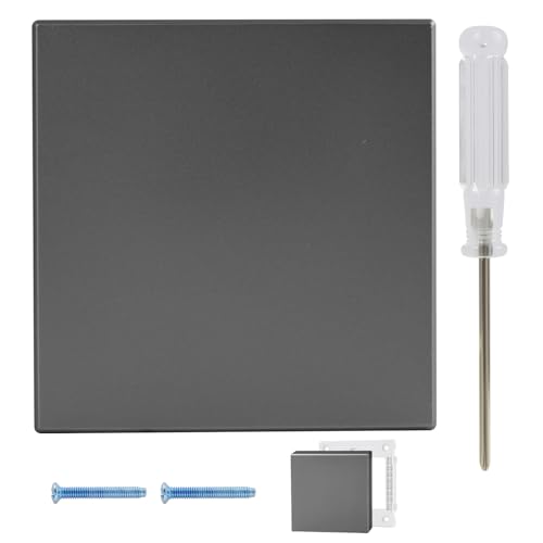 Image of LUCTHY 1 Gang Socket Blanking Plate, Blank Faceplate Cover for Standard UK