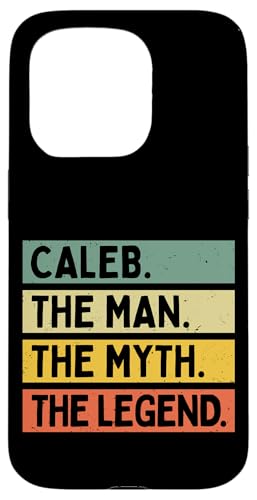 Caleb The Man The Myth The Legend �ʔ������� �J�X�^�}�C�Y�� �X�}�z�P�[�X iPhone 15 Pro �p