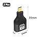 vgggrd 2 Pack Micro HDMI Adapter 8K@60Hz Kupplung Kabel Verbinder HDMI 2.1 ARC HDR10+ Dolby Vision 3D VRR ALLM HDCP, Kompatibel mit 4K 2K 1080P