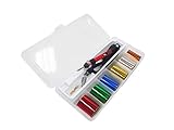 KINGTOOL Hot Foil Embossing Stamping Pen with 6 Rolls Hot Foil Papers, USB Powered (with 4 Nibs) (Red)