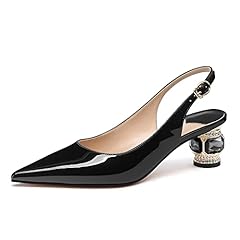 Black 2inches Slingback