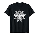 Double Layered Nine Pointed Star - Vintage Style Baha'i Tee T-Shirt