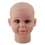 Rossy&Nancy Small Baby Girl Children Mannequin Manikin Head for Wig Hats Display Show Stand Model Mannequins