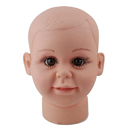 Voloria Small Baby Girl Children Mannequin Manikin Head for Wig Hats Display Show Stand Model Mannequins 1piece