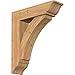 Ekena Millwork BKT0806X28X32THR01SWR Thorton Traditional Smooth Bracket w/Offset Brace, Western Red Cedar
