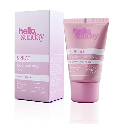 Hello Sunday The Illuminating One Glow Primer SPF50, Pink, 50 ml (Pack of 1) - Image 2