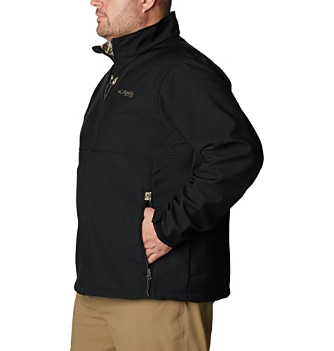 Columbia Men's Phg Ascender Softshell Jacket, Black/Rt Edge, Large #TOP7