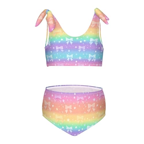 Image of Boccsty Cute Crab Red Blue Girls Swimsuits Kids Bikini Sets 2 Pcs Bathing Suit for 3T