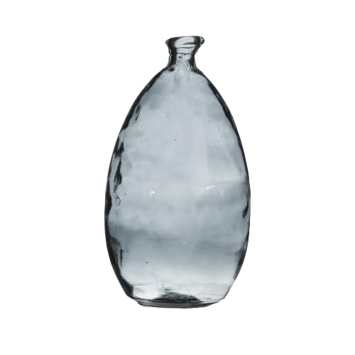 Natural Living Lou Vaso In Vetro Riciclato 3,4L – Design Contemporaneo, D17 X H30 Cm