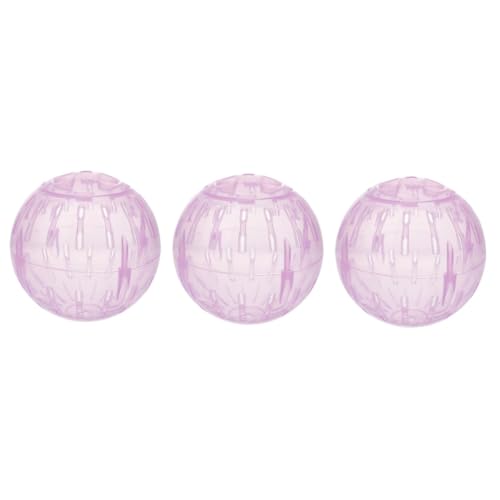 Levemolo 3pcs Chinchilla Wheel for Cage Pet Exercise Ball Hamster Running Toy Abs Material