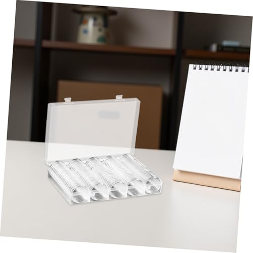 Capsules pour boîtes de rangement lot de 2 ensembles en plastique transparent robuste - 6