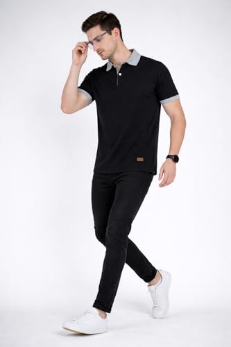 Image of Sink Men's Polo T-Shirt | Half Sleeve Polo Neck T-Shirt | Cotton Blend Fabric | Regular Fit t-Shirt