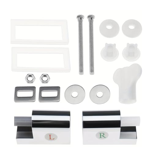 交換用便座ヒンジ - 高強度便座交換部品 トイレ蓋シートヒンジ、ほとんどのトイレモデルに便座継手便座ファスナーを設置簡単