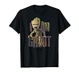 Marvel Guardians Vol.2 Ich Bin Groot Niedlich Böse Grafik Kurzarm T-Shirt