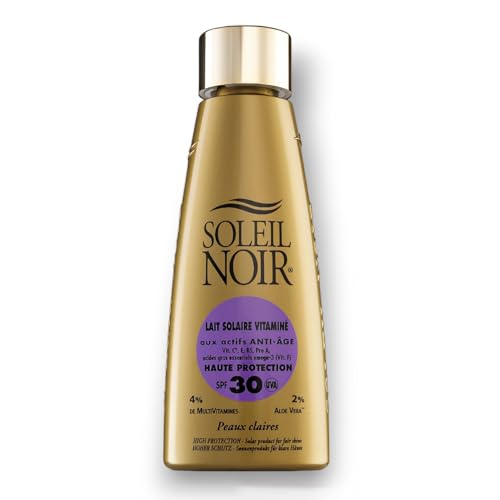Soleil Noir Lait Solaire Vitaminé Haute Protection SPF30 150 ml