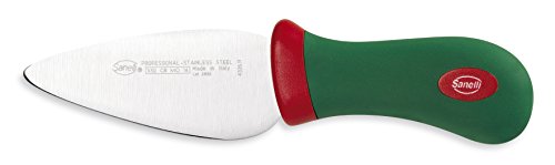 Sanelli Línea Premana Professional,Cuchillo Queso Parmesano,Acero Inoxidable,Verde y Rojo,20.0x3.0x5.5 cm