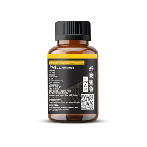 Image of Omega 3 Fish Oil Capsules 1000mg | 180mg EPA + 120mg DHA | High Absorption Triglyceride Form | No Fishy Burps | Mercury-Free Salmon Oil | 60 Softgels (Pack of 2)