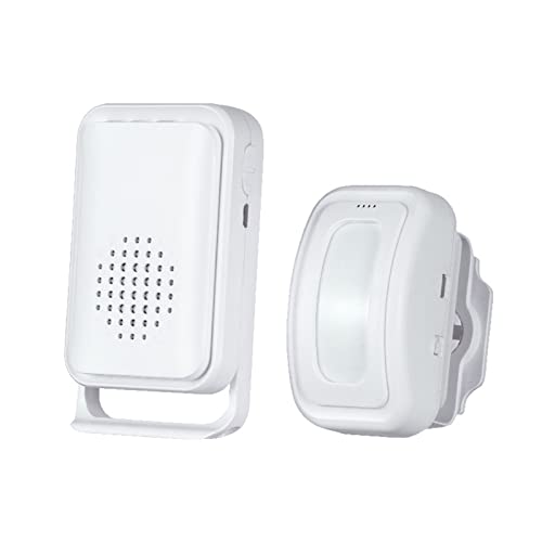 Motion Sensor Doorbell Set including Wireless Remote Control Motion Sensor Detector for Shop Store Office Home Front Door Entry Welcome Doorbell Garage Driveway Alarm
