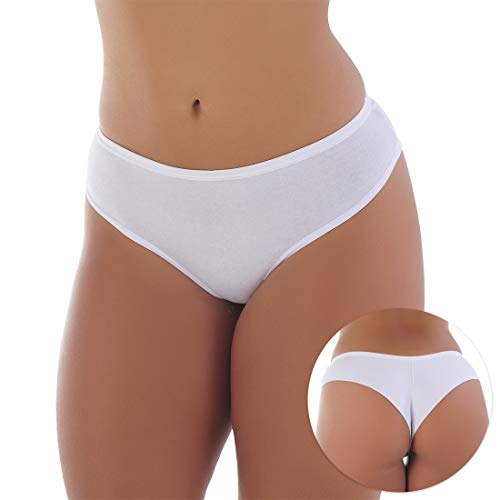 Kit 10 Calcinhas/Tangas Fio Duplo Algodão