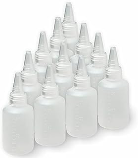 12 Pcs Squeeze Bottles, condiment Containers, Plastic Squeeze Bottles for Ketchup, oils & sauces Paint Bottles Icing Bottles