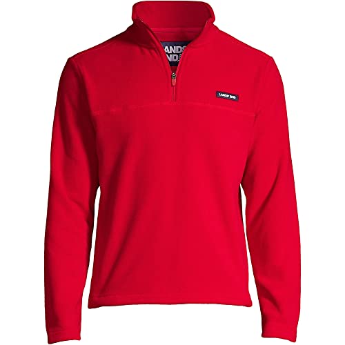 Image of Lands' End Men's Anyweather Fleece Quarter Zip Pullover