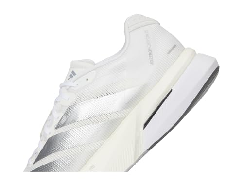 Image of adidas Adizero Boston 13 - Women's (White /Matte Silver)