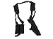 DeSantis Dragonfly Vest Style Vertical Shoulder Holster V84, Ambidextrous, Black