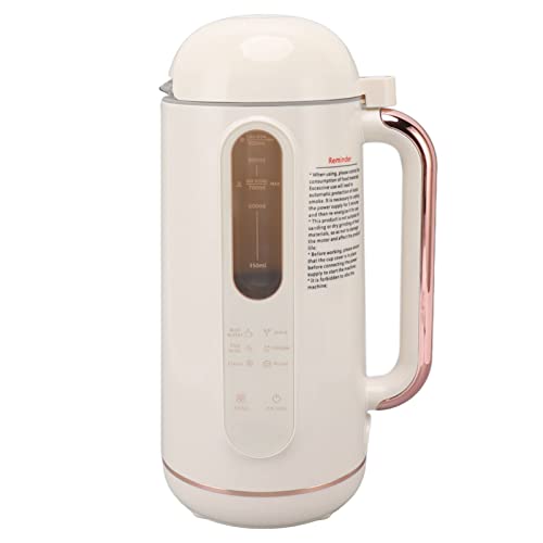 Automatic Soy Milk Maker Machine, Home Soy Milk Maker 3-Layer Blade Noise Reduction