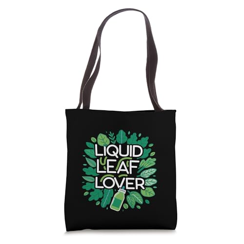 LIQUID LEAF LOVER FUNNY VEGETARIAN JUICER GREEN SMOOTHIE Tote Bag