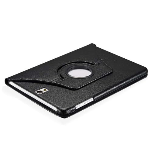 AKLiSa Slimshell - Funda para Samsung Galaxy Tab S3 9.7 pulgadas 2017 (SM-T820 SM-T825), soporte giratorio de 360 grados, cubierta protectora completa, apagado y encendido automático (negro)