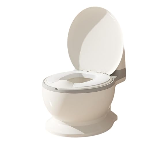 Apaeofl用おまる、用ビデ、男の子と女の子の赤ちゃん用小便器スツール、用おまる小便器、子供用シミュレーショントイレ、洋式便座トレーニングシート6ヶ月?6年練習シート (グレー,PVCクッション)