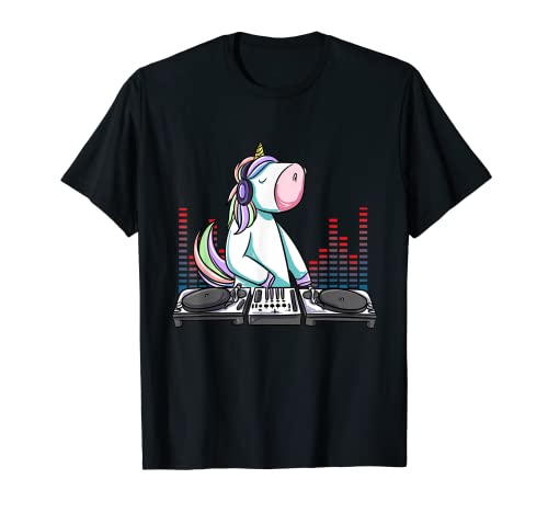 Mezclador de cubierta tocadiscos DJ Controller Unicorn Camiseta