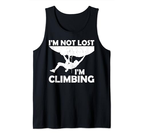 Rock Climbing - I'm Not Lost I'm Climbing Camiseta sin Mangas