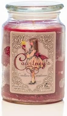 Courtney's Candles Black Currant Vanilla Maximum Scented 26oz Large Jar Candle