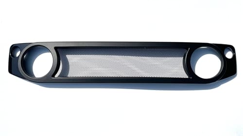 オートルビーズ(autorubys) スズスポグリル JB64ジムニー/JB74ジムニーシエラ用フロントグリル (ブルーイッシュブラックパール×マットブラック)